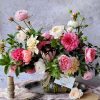 Seasonal Flower Vase Arrangement