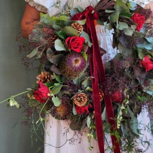 Christmas Wreath Workshop At Belle Bouquets Studio - Morning Session